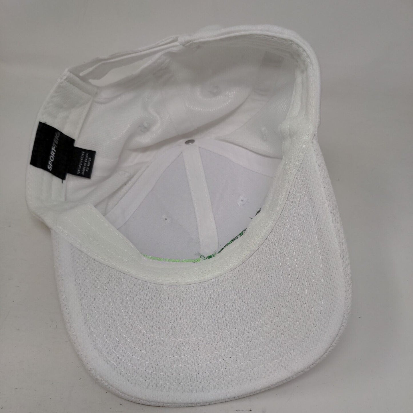 Miller EV Solutions Strapback Hat White OS Adjustable Embroidered Sport-Tek