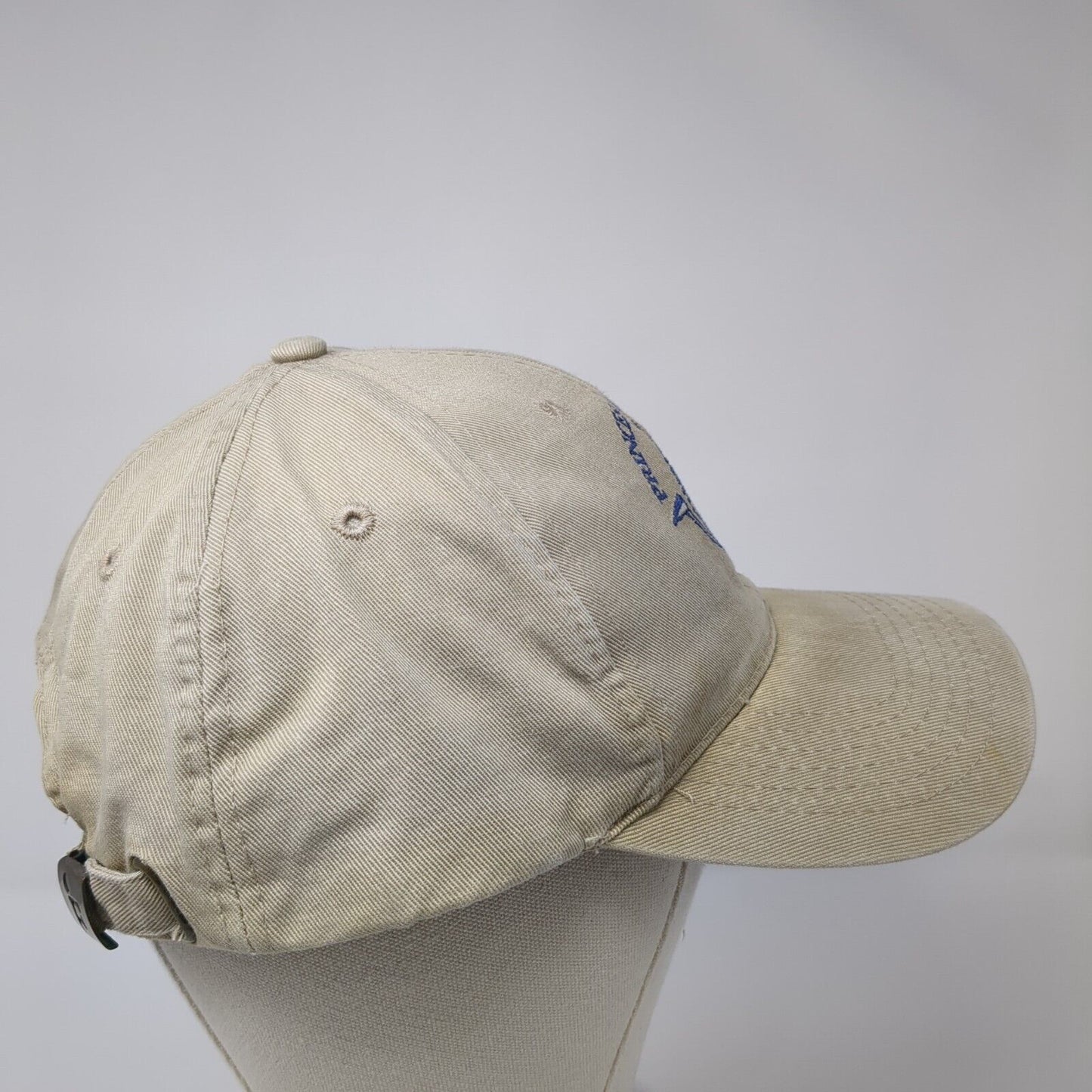 Princess Cruises Slideback Hat Tan One Size Adjustable Embroidered Fahrenheit