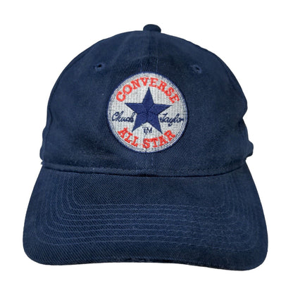 Converse All Star Men's Strapback Hat Blue OSFA Embroidered Logo Cotton