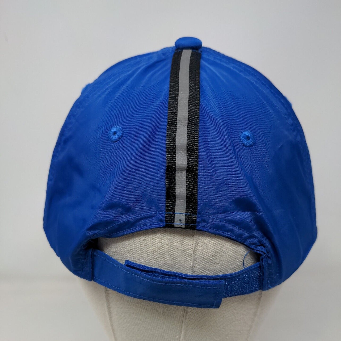 Unbranded Strapback Hat Blue One Size Adjustable Solid Vent Holes Blank