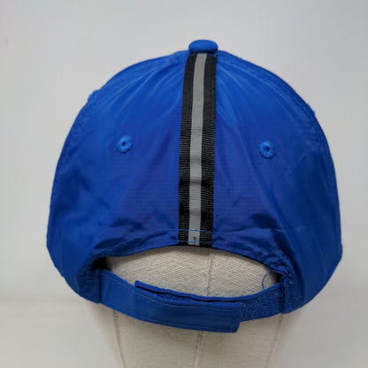 Unbranded Strapback Hat Blue One Size Adjustable Solid Vent Holes Blank