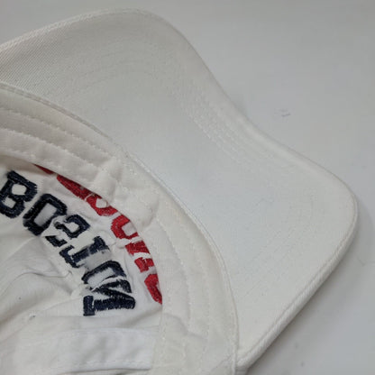 Boston Strong Slideback Hat White One Size Embroidered Hereford St Boylston St