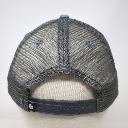 Ouray Sportswear Cycle Alaska Trucker Hat Blue One Size Snapback Mesh Juneau