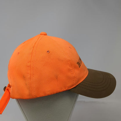 Winchester Baseball Cap Orange One Size Brown Embroidered Slideback Hunting Hat