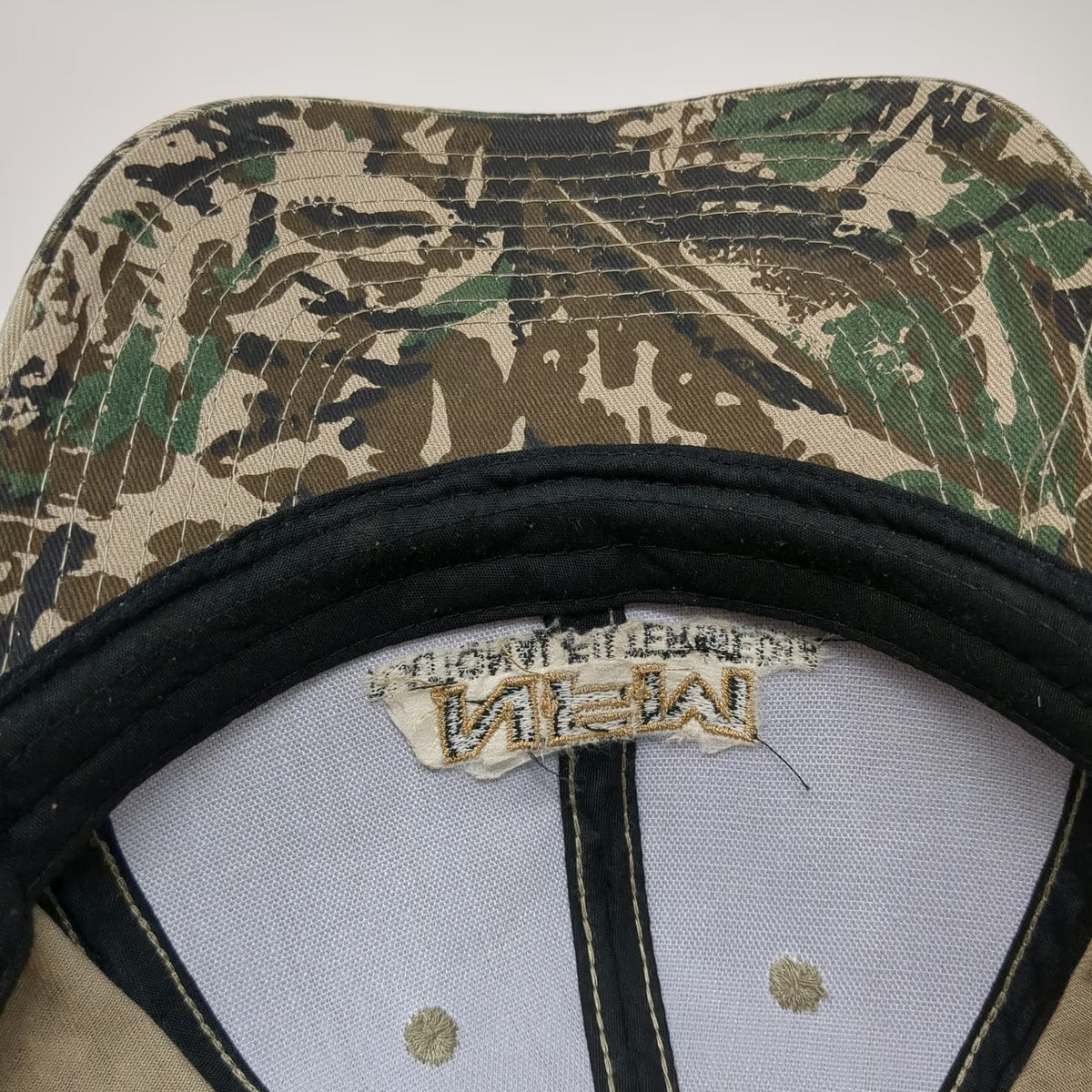 Cobra Baseball Cap Green Brown Black One Size Tiger Stripe Camo NFM Logo Hat