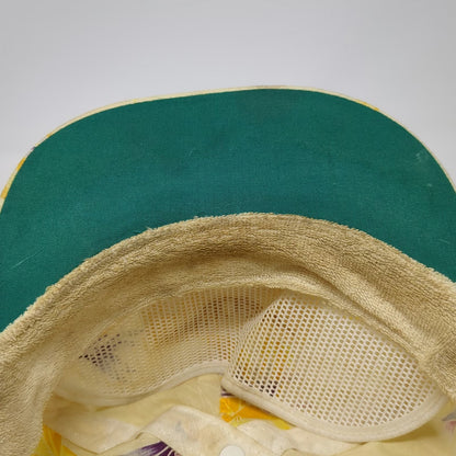 Imperial 5 Panel Yellow One Size The Olympic Club Floral Rope Brim Golf Logo Hat
