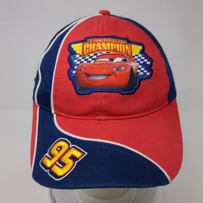 Lightning McQueen Strapback Hat Multicolor One Size Disney Pixar Cars