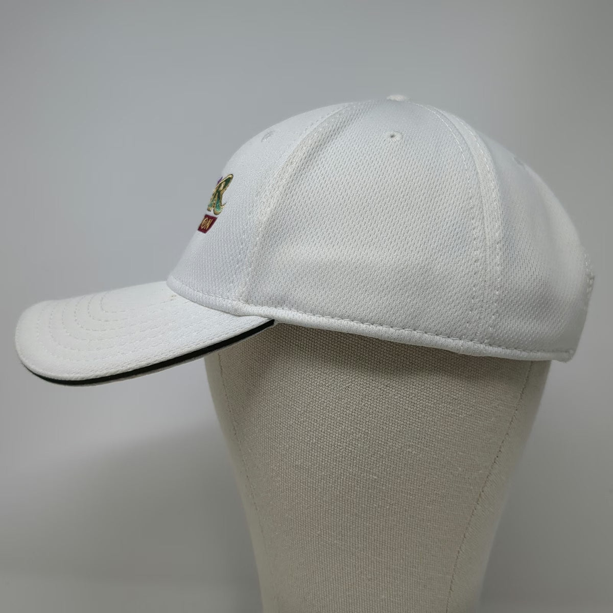 OTTO White Baseball Cap One Size Cooper Construction Cow Logo Strapback Hat