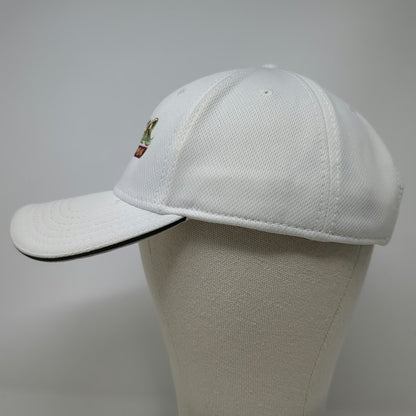 OTTO White Baseball Cap One Size Cooper Construction Cow Logo Strapback Hat