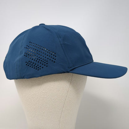 Lippi Snapback Blue Hat One Size Perforated Quick Dry Nylon Spandex Athletic