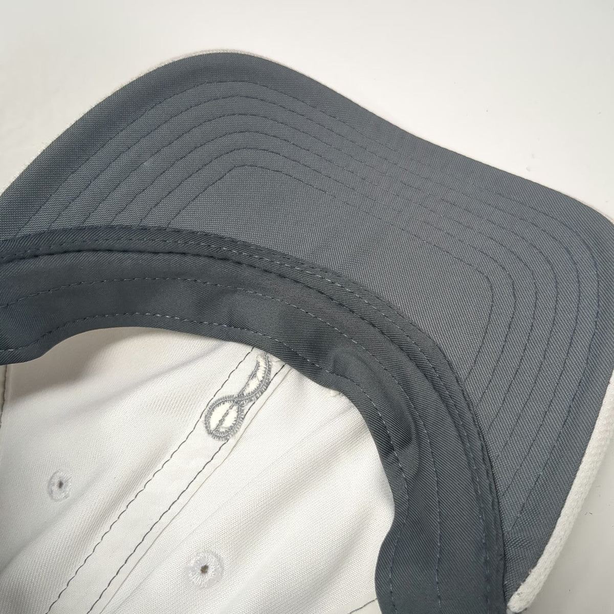 Imperial Baseball Cap White Gray One Size SilverRock Golf Performance Mesh Hat
