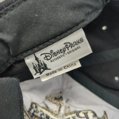 Disney Parks 5 Panel Gray One Size Hat Pirates of the Caribbean Map Print Skull