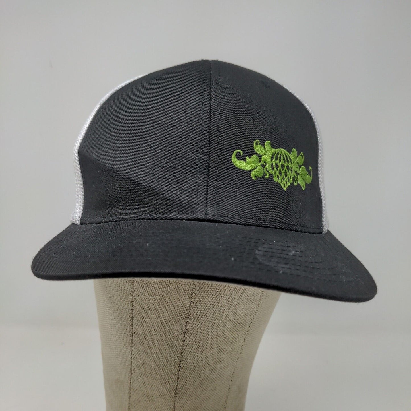 Flexfit Men's Fitted Hat Stretch Black White Embroidered Wicked Weed Brewing