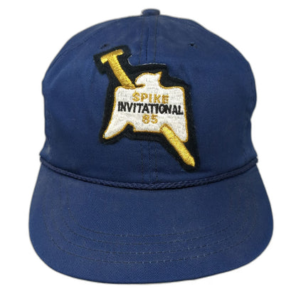 Dorfman Pacific Blue XL Baseball Cap Spike Invitational 85 Rope Hat Vintage USA