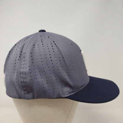 Letter N #10 Fitted Hat Multi S-M Embroidered Colorblock Pacific Headwear