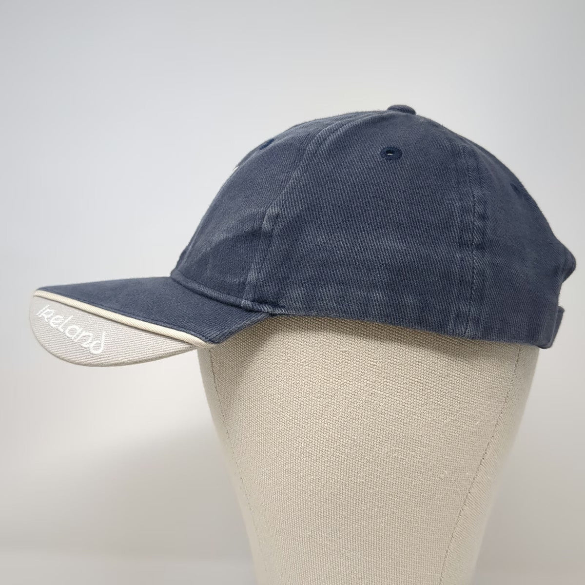 Dolmen Clothing Baseball Cap Blue White Green One Size Ireland Shamrocks Hat
