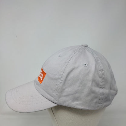 CSHQA Strapback Hat Gray One Size Adjustable Vented Holes 6 Panel Port & Company