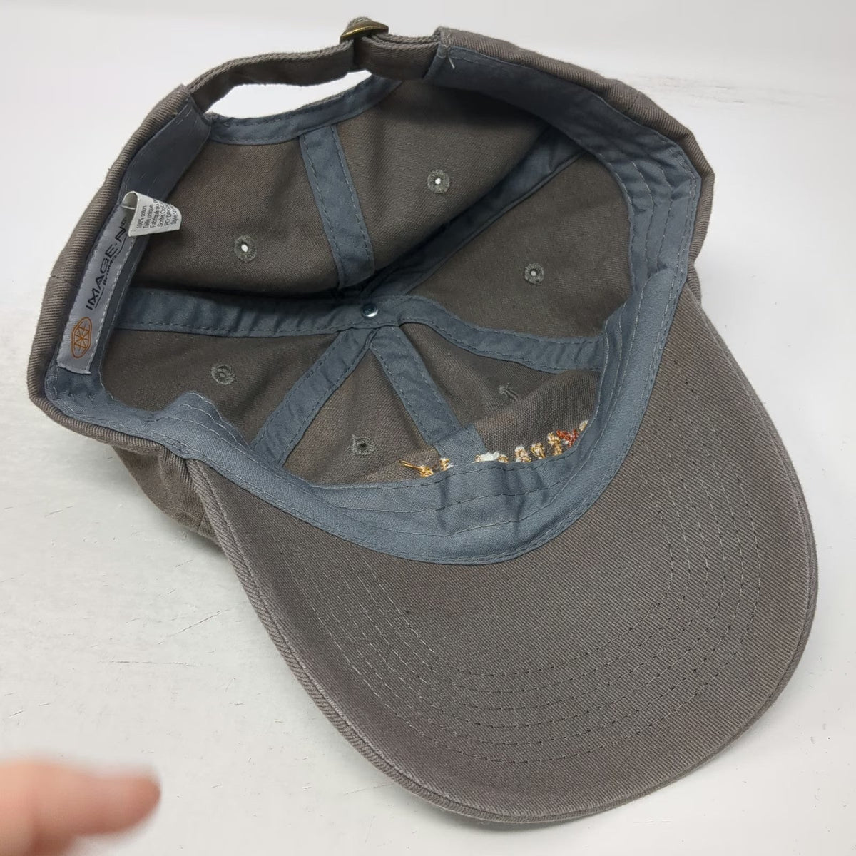 Imagen Brands Baseball Cap Gray One Size Slideback Extraordinary Journeys hat
