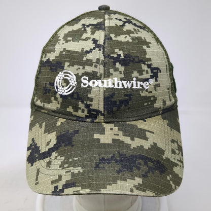 Southwire Trucker Hat Green Digital Camo One Size Mesh Snapback Wounded Warrior