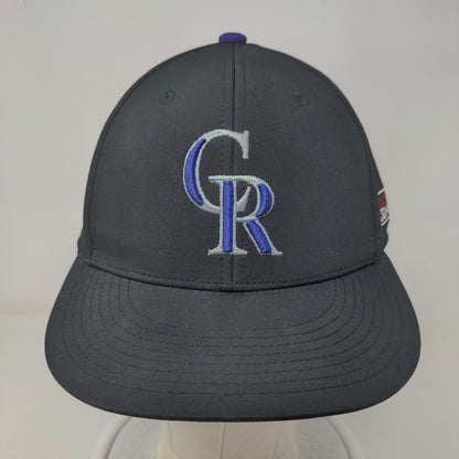 Colorado Rockies Team MLB Strapback Hat Black OSFM Embroidered OC Sports