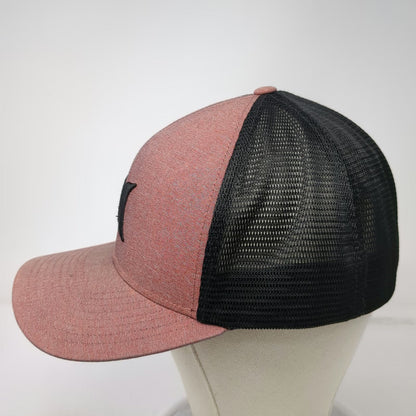 Hurley Baseball Cap Red Black One Size Nike Dri-FIT Mesh Back Logo Sports hat