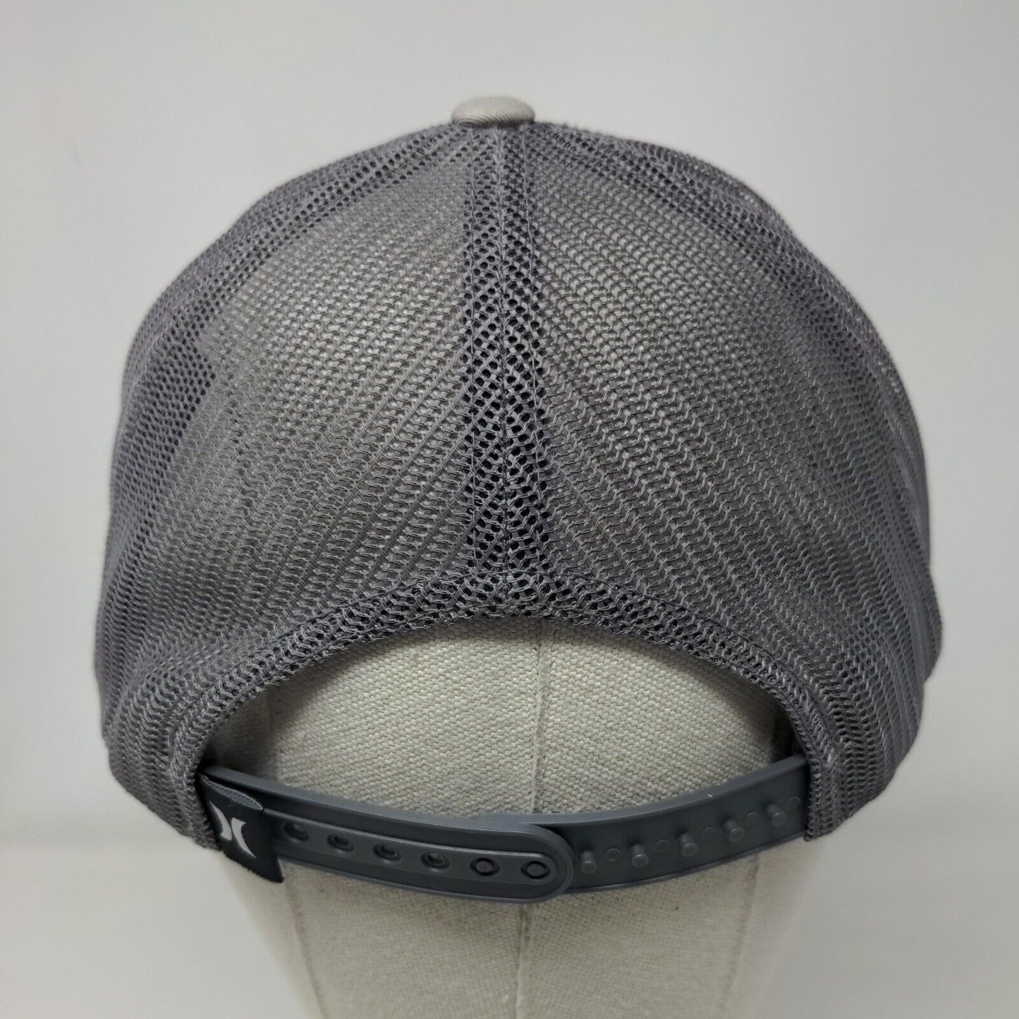 Hurley Patch Snapback Mesh Back Trucker Hat Multi One Size Colorblock