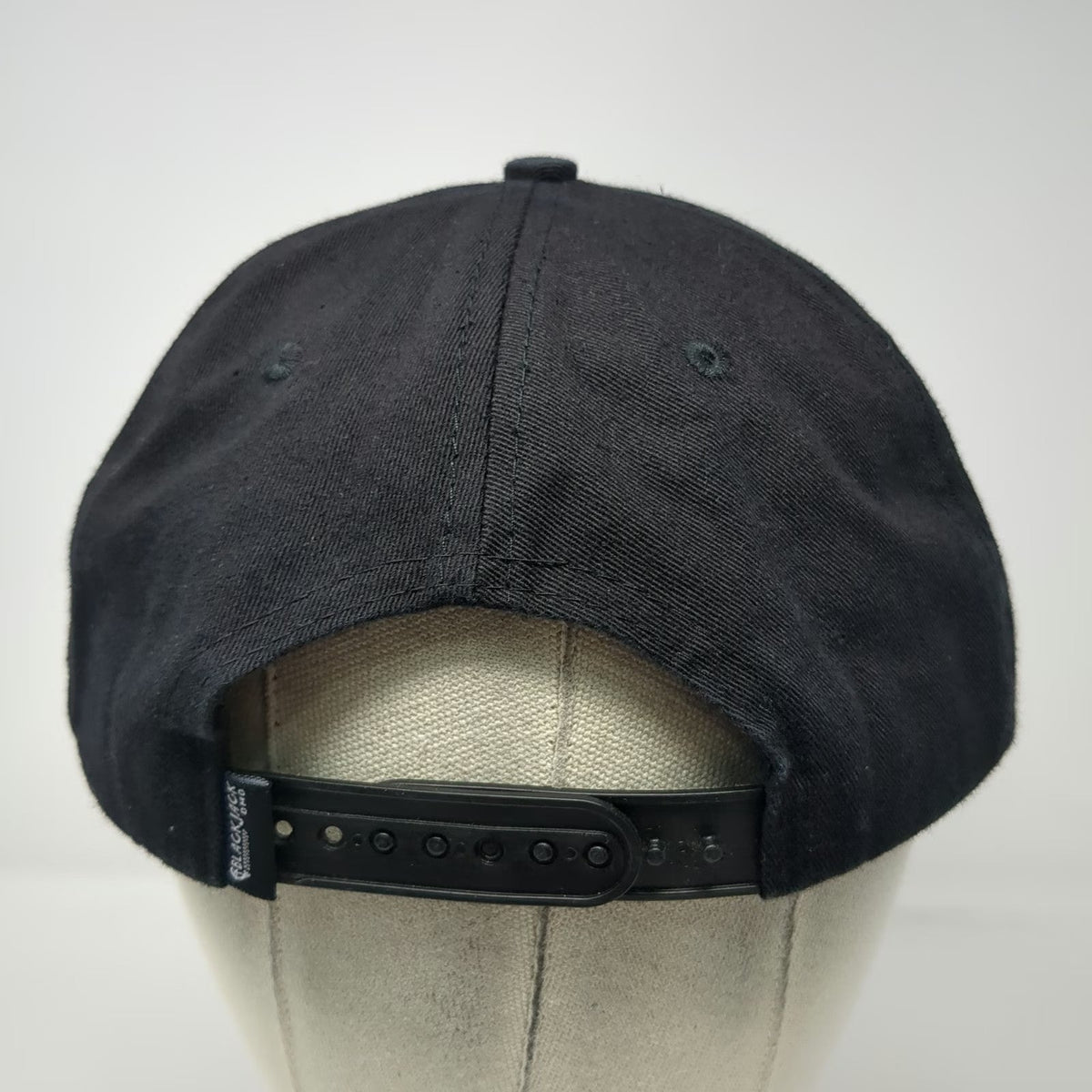 Blackjack Snapback Hat Black OSFM New York Times Square Photo Print Embroidered