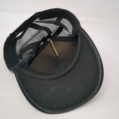Dakine Trucker Hat Black OSFM Aloha Hibiscus Flower Foam Mesh Snapback Tropical