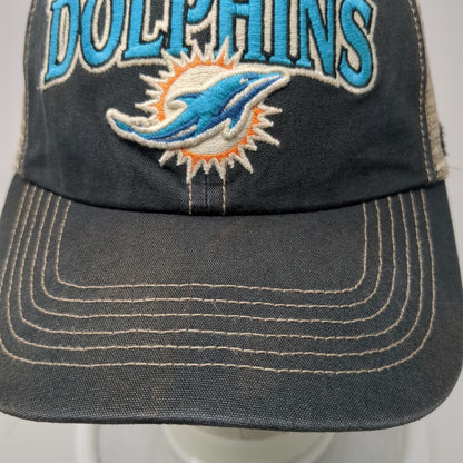 Miami Dolphins NFL 47 Trucker Hat Gray One Size Mesh Snapback Green Underbrim