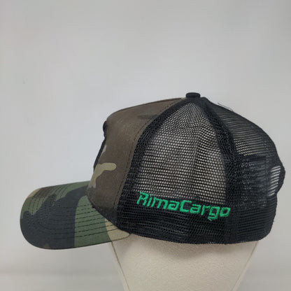 RimaCargo Snapback Mesh Back Trucker Hat Camo OSFM New Era 9Forty