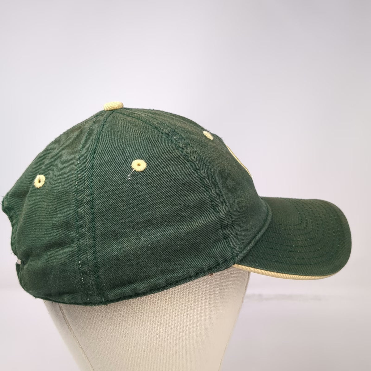 The Game Baseball Cap Green One Size Colorado State Rams CSU Slideback Hat