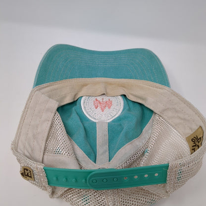 Oregon Zoo Snapback Trucker Hat Blue One Size Adjustable Mesh Back Blue84