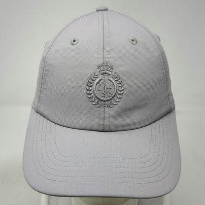 Imperial Baseball Cap Gray One Size Slideback Polyester MZ Monogram Crown Hat