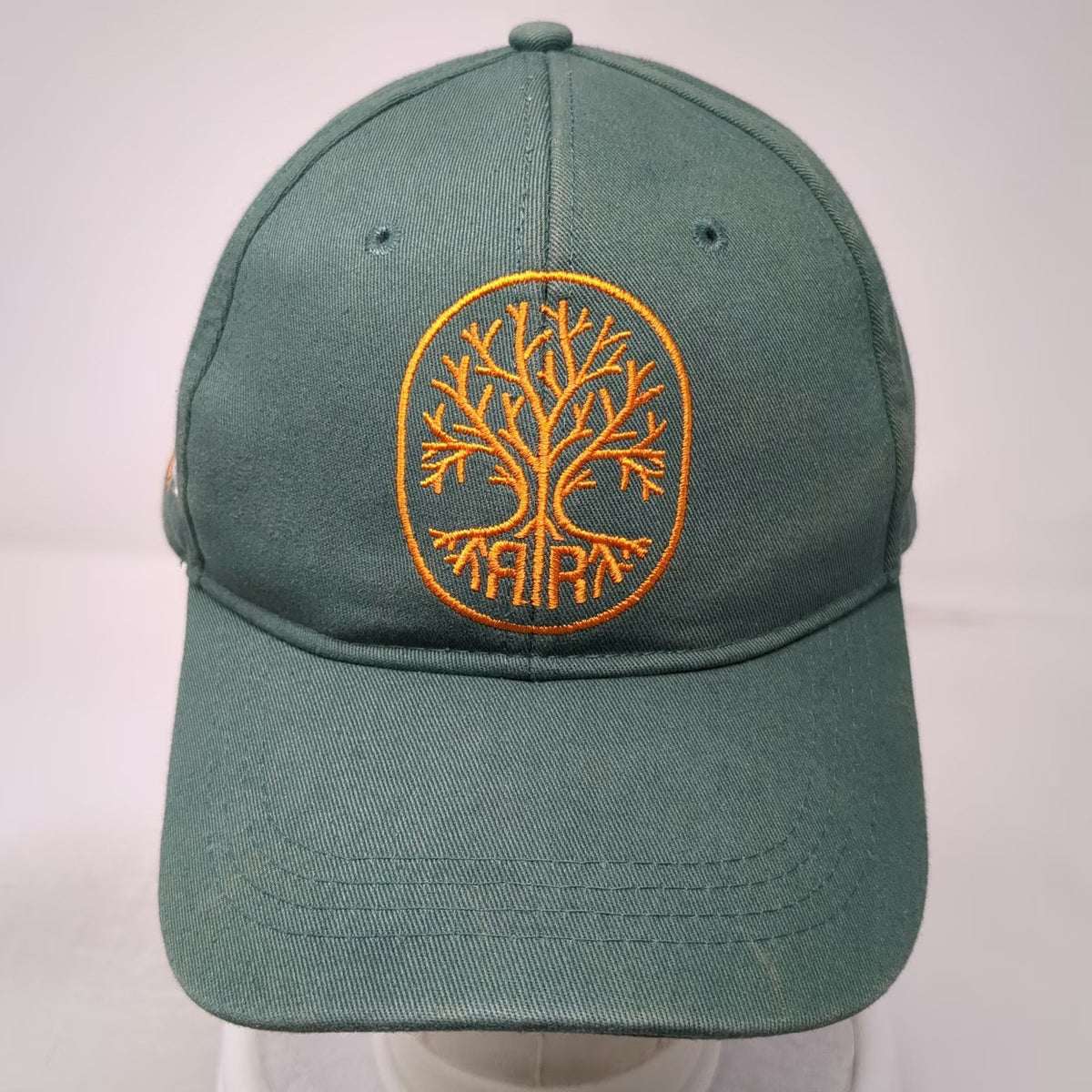 Russell's Reserve Baseball Cap Green One Size Tree Logo Slideback Cotton Hat