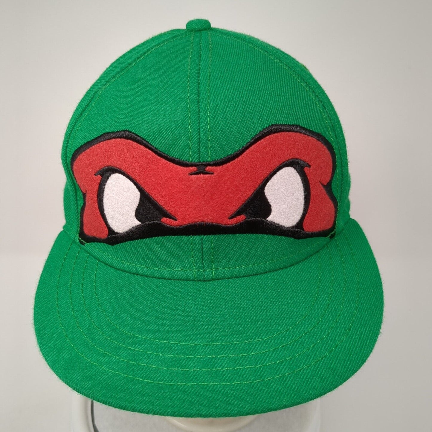 Teenage Mutant Ninja Turtles Raphael Fitted Hat Green S/M Nickelodeon