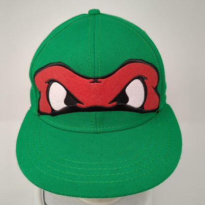 Teenage Mutant Ninja Turtles Raphael Fitted Hat Green S/M Nickelodeon