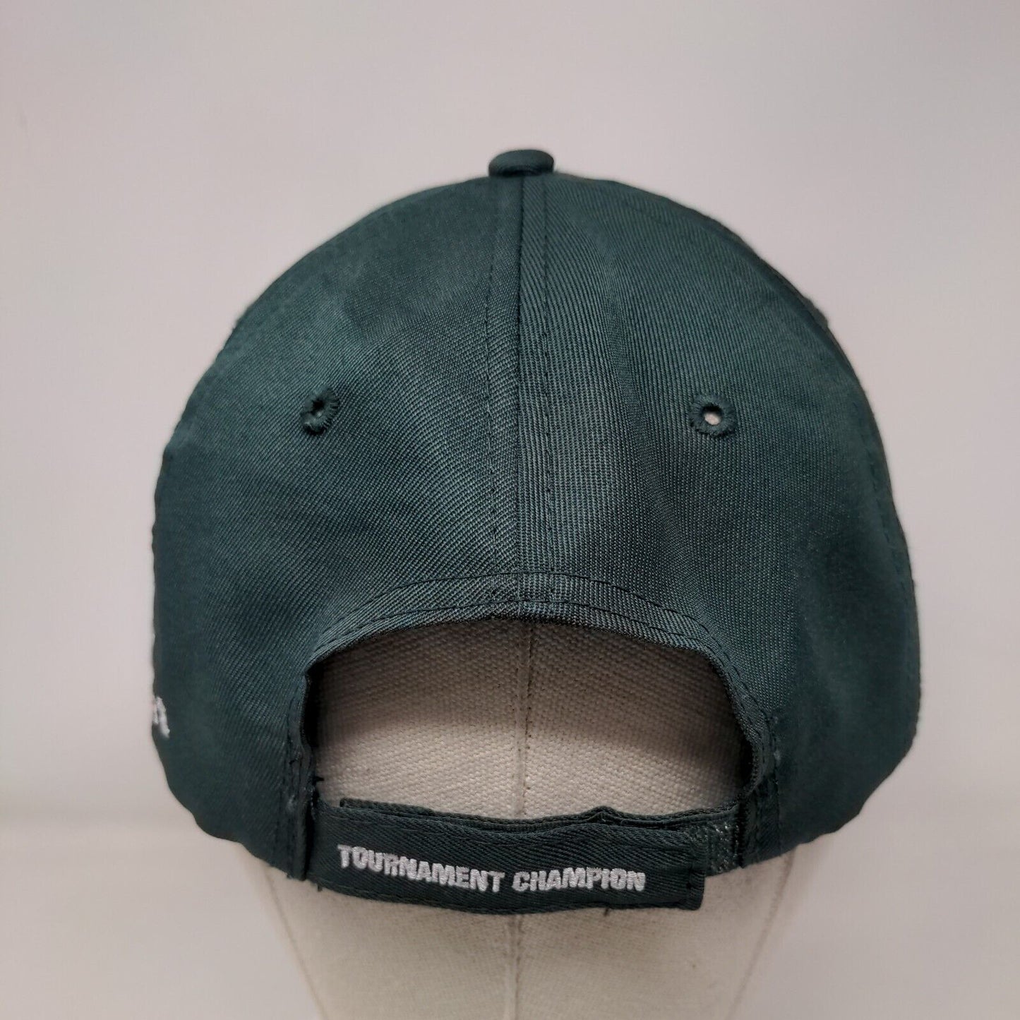 The Rec Dec St. Pete Strapback Hat Green OSFM Embroidered 6 Panel