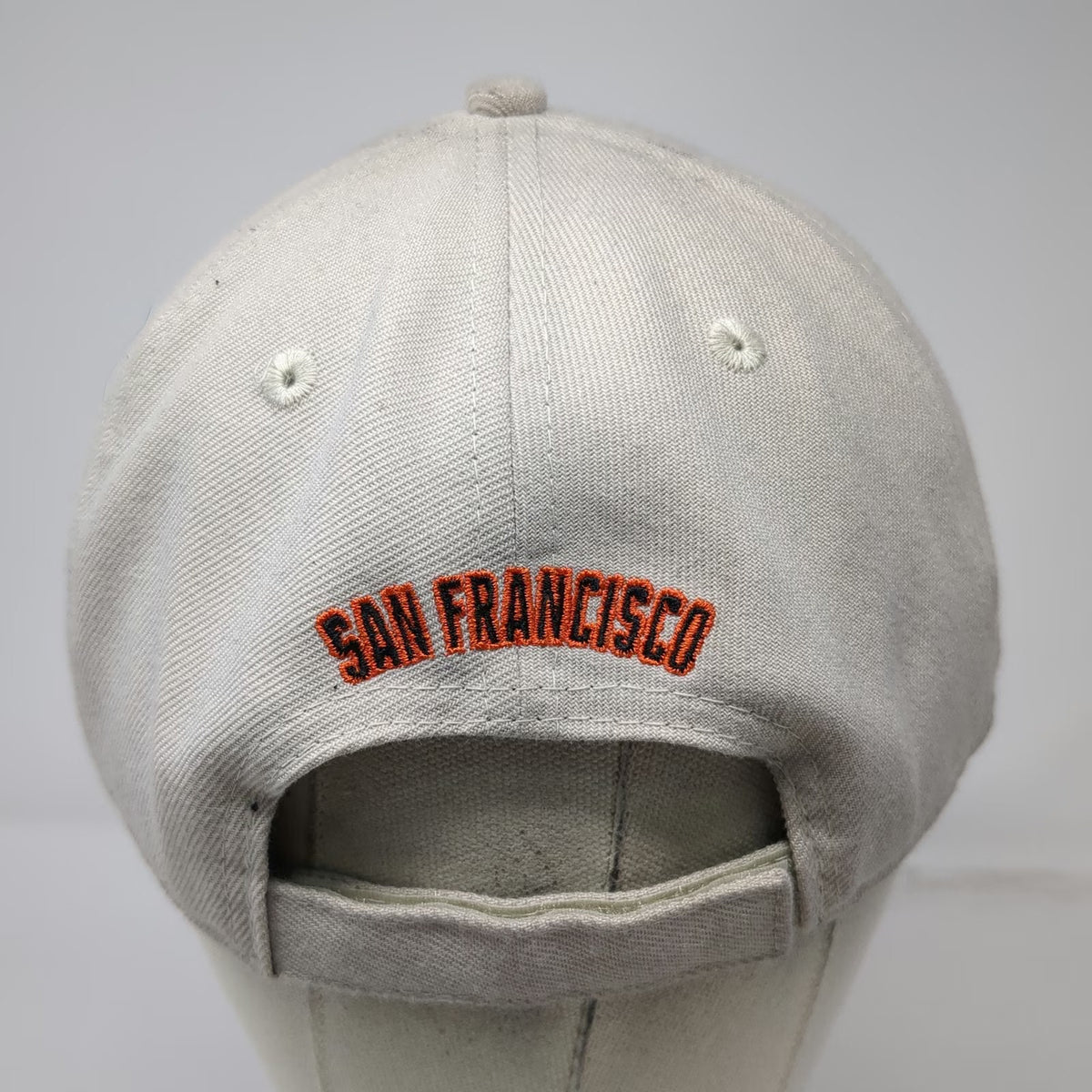 New Era MLB San Francisco Giants Baseball Cap Beige Orange One Size Strapback SF