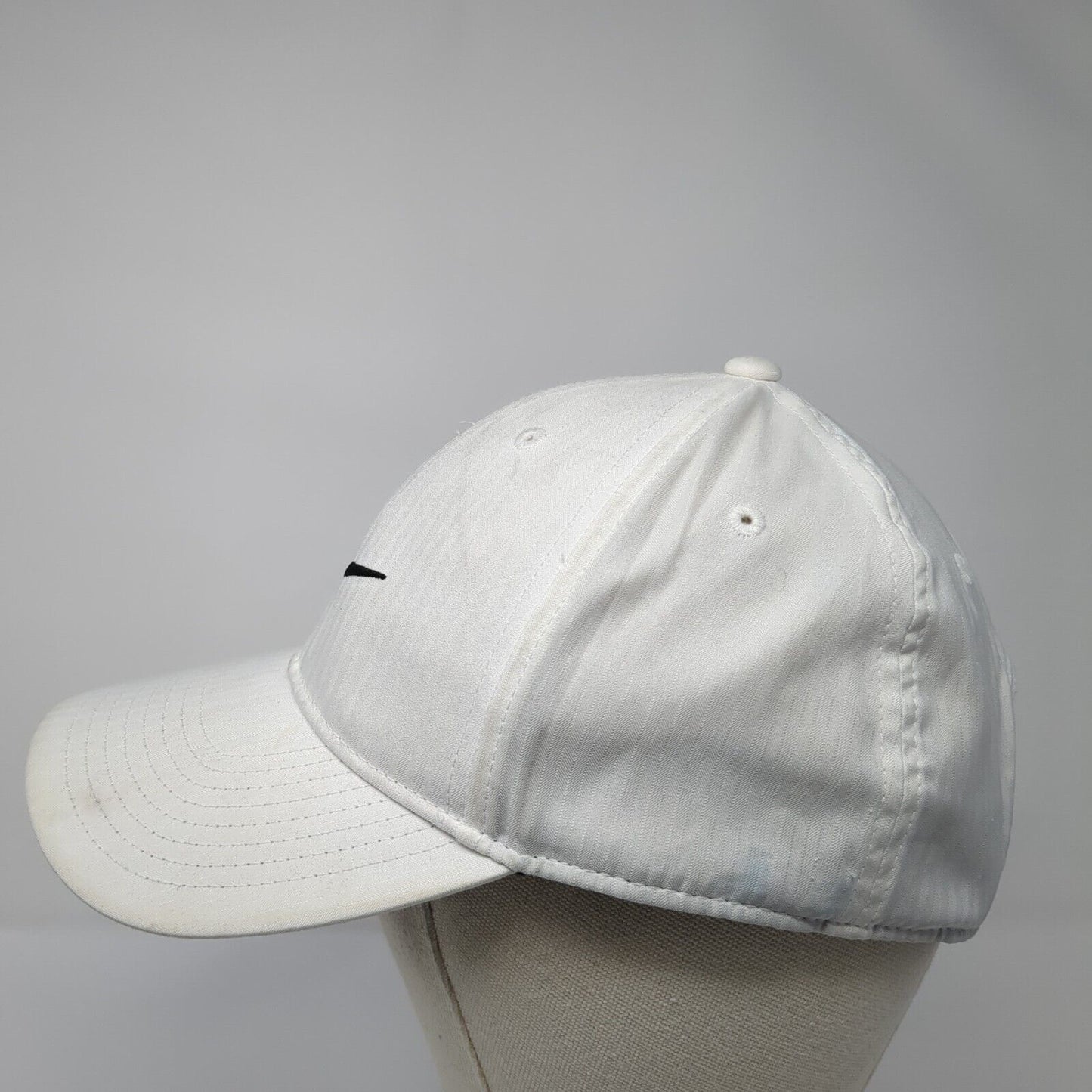 Nike Slideback Hat White One Size Adjustable Embroidered Legacy91 Dri-Fit