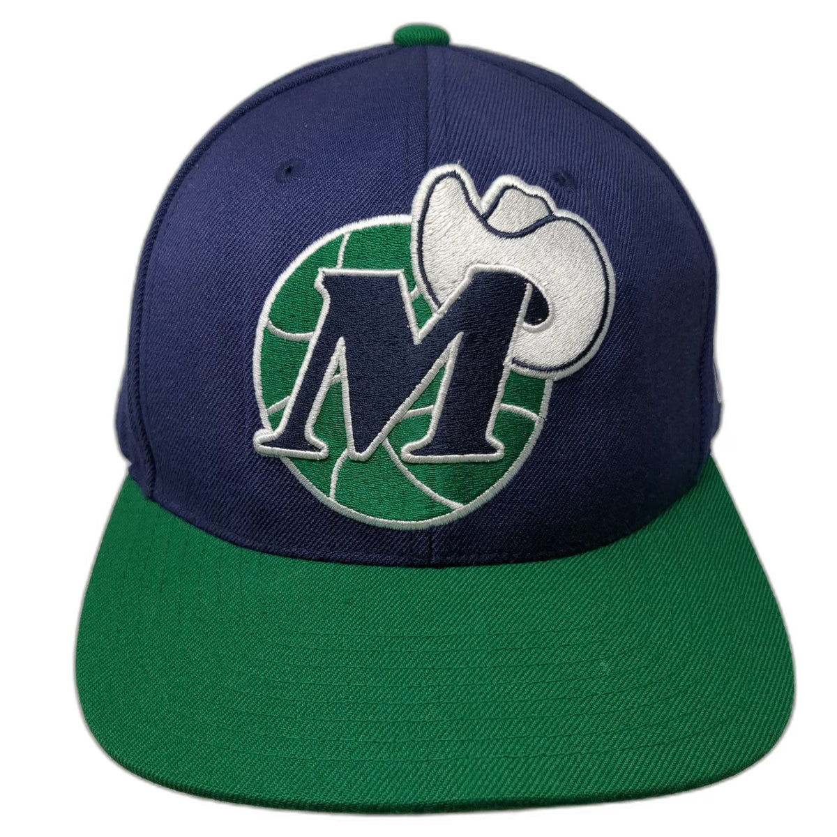 Dallas Mavericks NBA Mitchell & Ness Snapback Blue Green One Size Hat Cap Logo