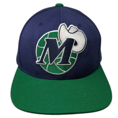Dallas Mavericks NBA Mitchell & Ness Snapback Blue Green One Size Hat Cap Logo