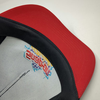 Snap-on Snapback Hat Black Red One Size Racing Tools Embroidered Licensed Logo