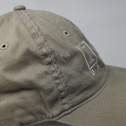 Ivy Design Strapback Hat Tan One Size Embroidered 6 Panel Dri-Duck
