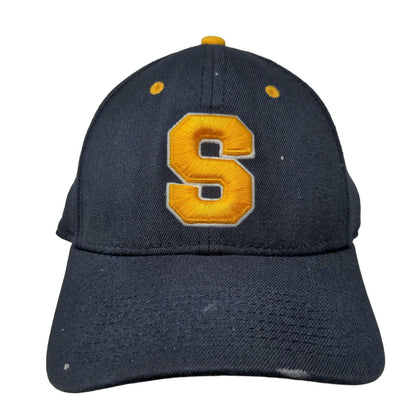 Dome Hates Men's Fitted Cap Blue M-L Embroidered S Warriors Logo Acrylic Blend