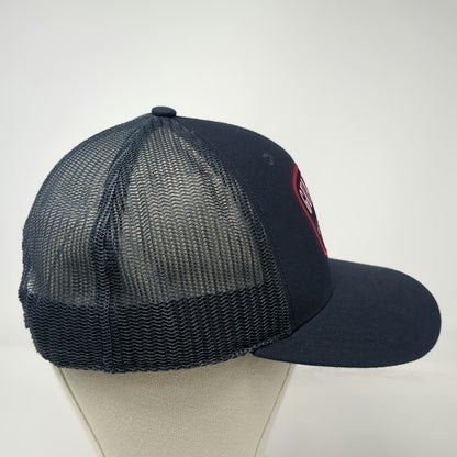 Cleveland Guardians MLB '47 Trucker Hat Gray Red White One Size Snapback Mesh