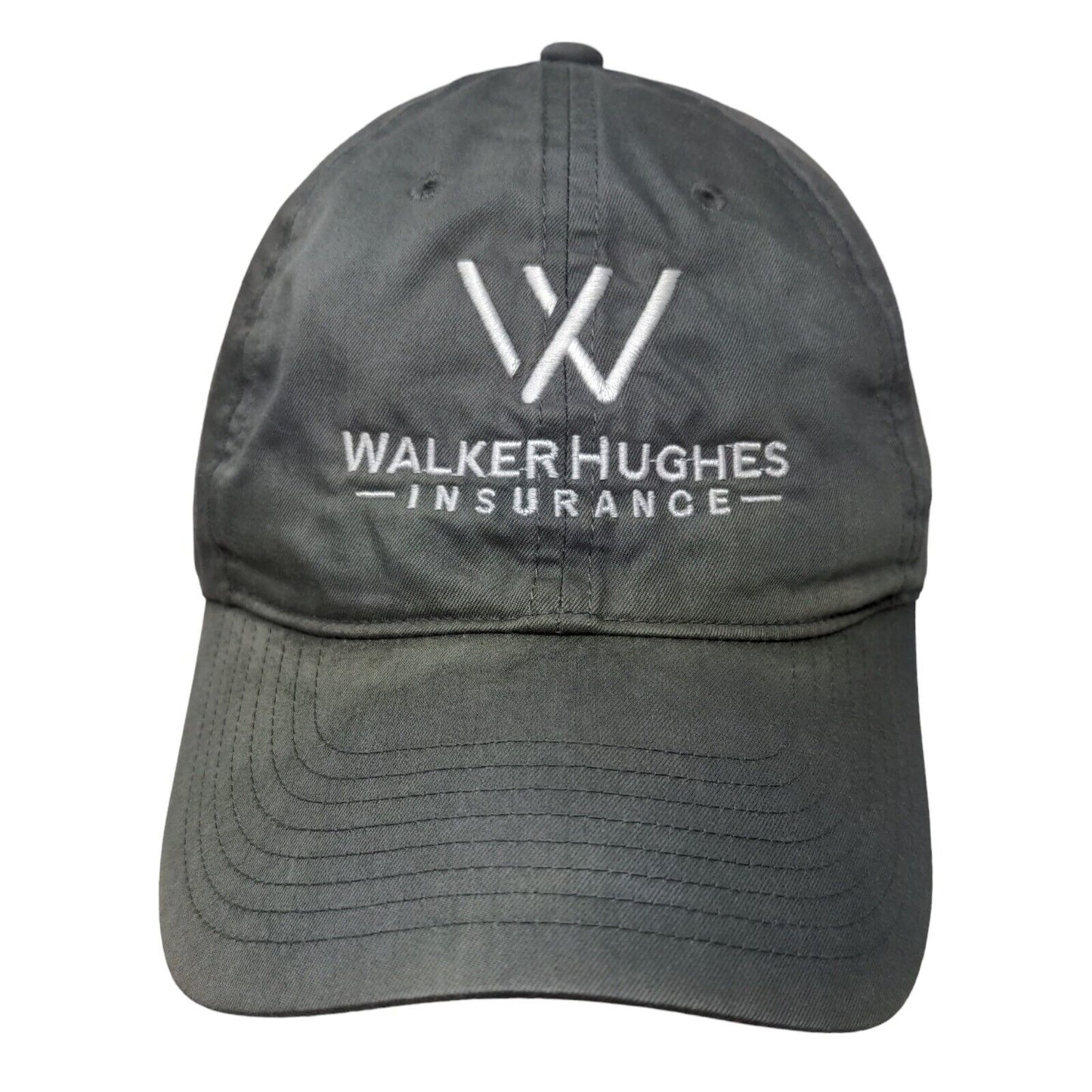 Walker Hughes Insurance Nike Slideback Hat Gray OSFM Embroidered