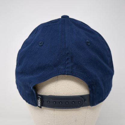 Vans Off The Wall Patch Snapback Hat Blue One Size 6 Panel Vent Holes