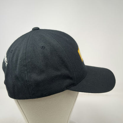 Cap America Snapback Black One Size Hat CISSDM Fortinet Logo Acrylic Wool Blend