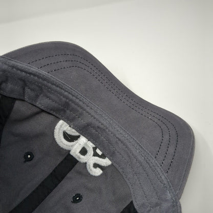 QRS Consulting Slideback Hat Gray One Size Adjustable Embroidered District