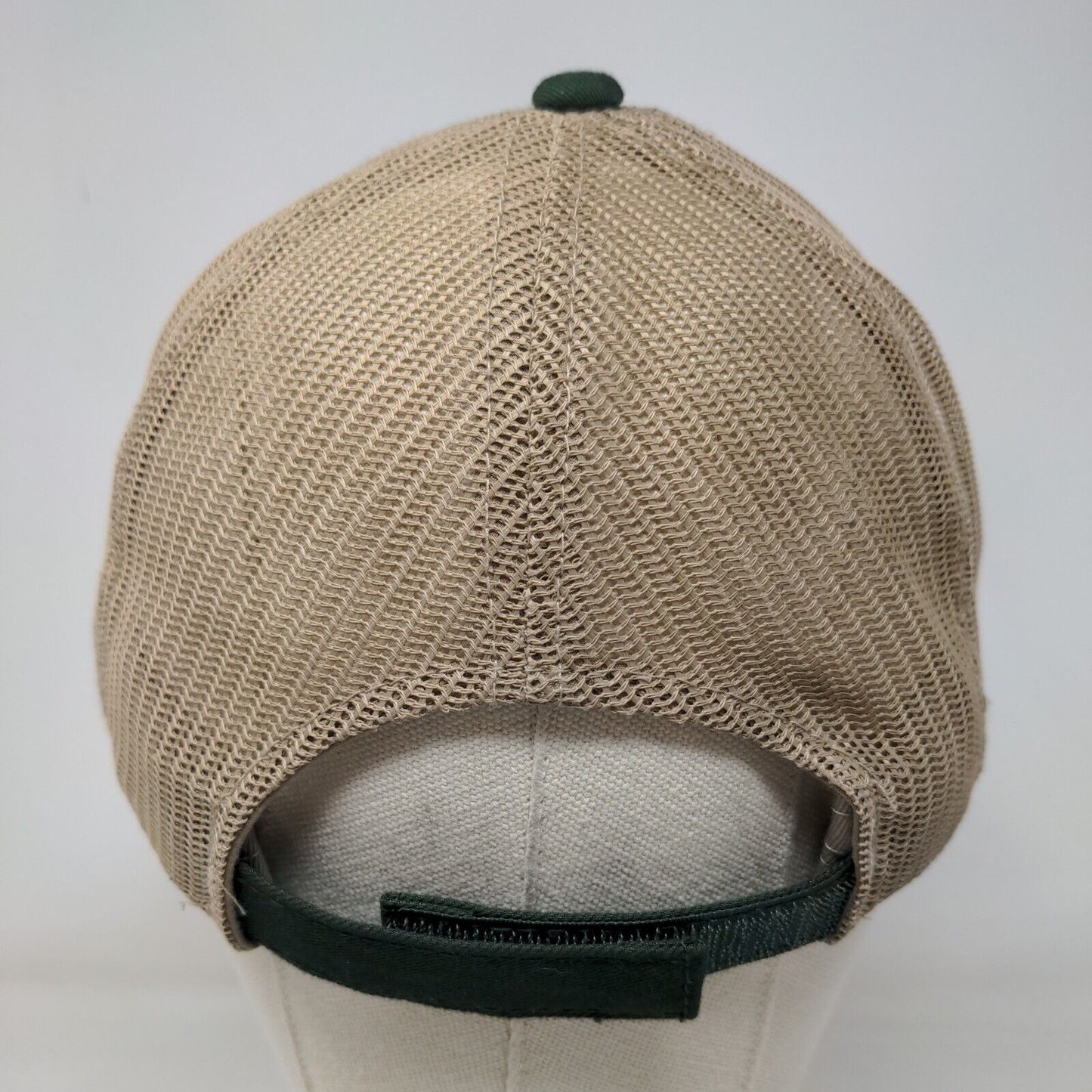 Aucilla Hammock Plantation Strapback Hat OSFM Green Mesh Back Embroidered OC